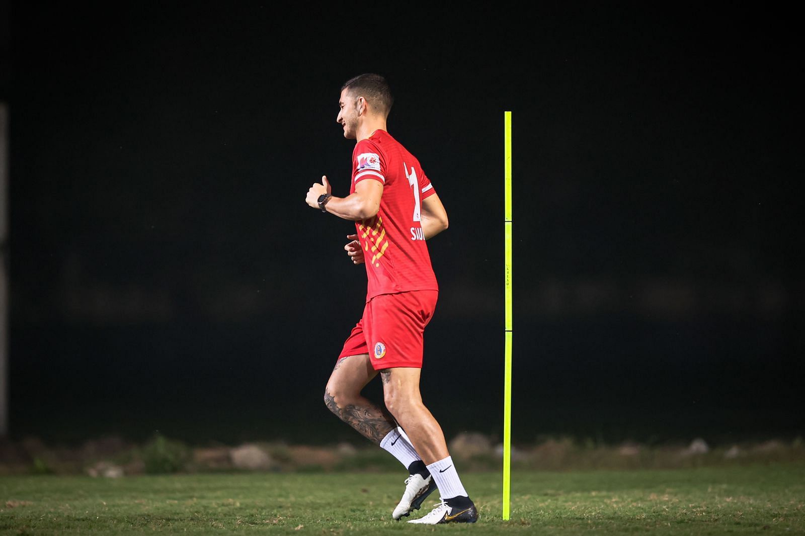 Saul Crespo has returned to training for East Bengal FC. 