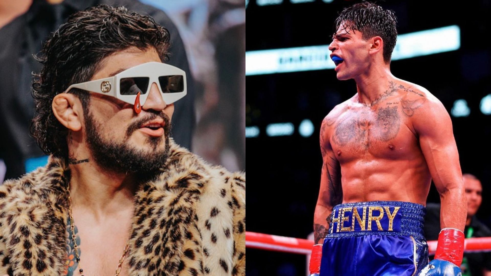 Dillon Danis (left) weighs in on Ryan Garcia