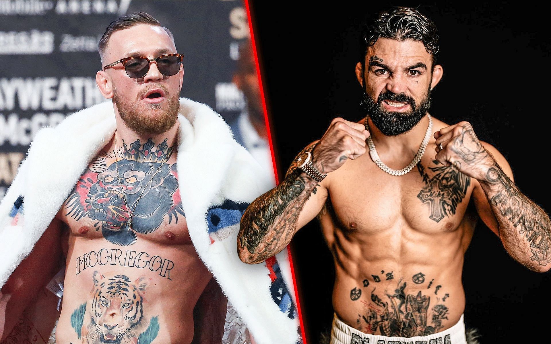 Conor McGregor (left) and Mike Perry (right) are viewed as the biggest draw in the UFC and BKFC respectively [Images courtesy: Getty Images and @platinummikeperry on Instagram]