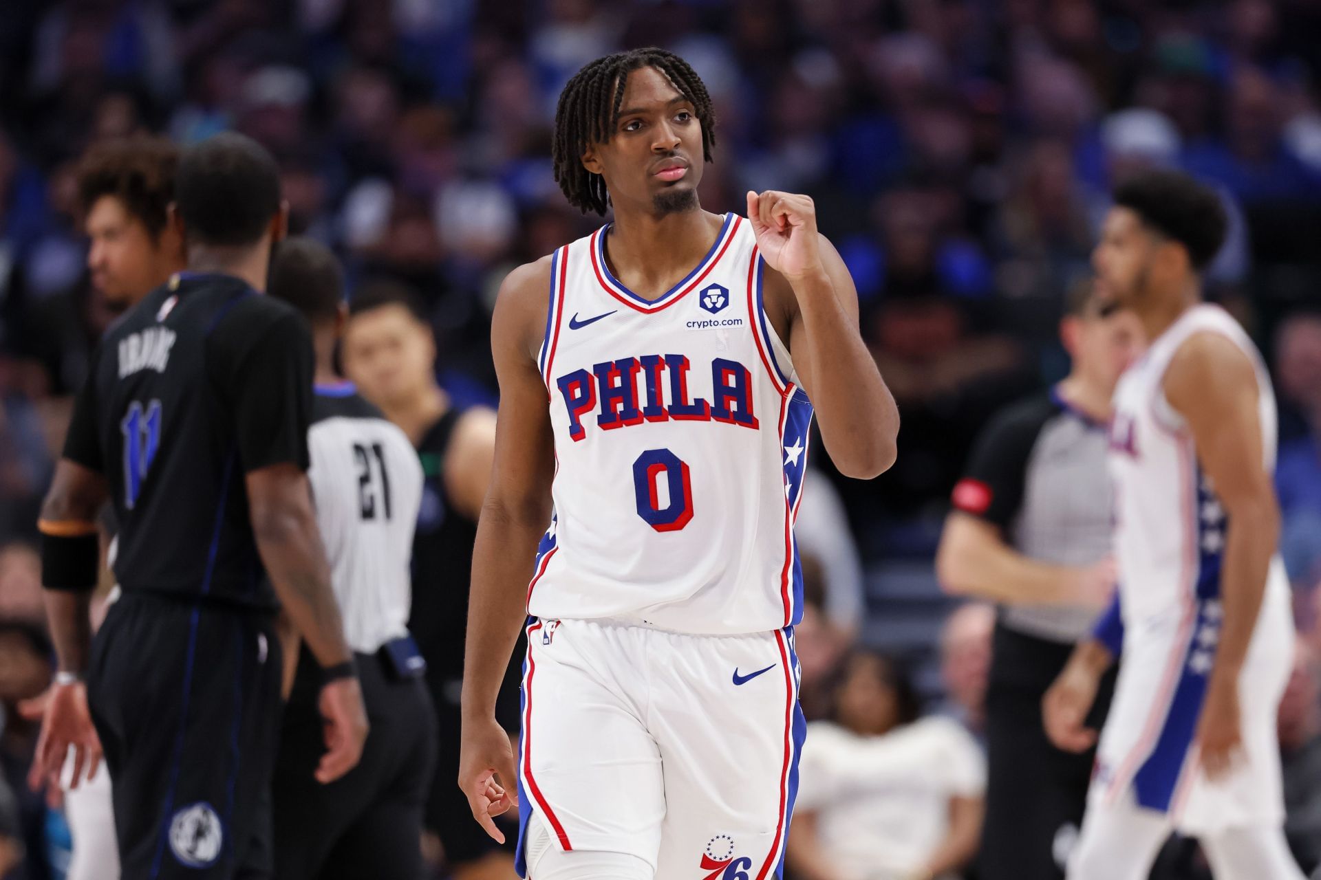 Philadelphia 76ers guard Tyrese Maxey