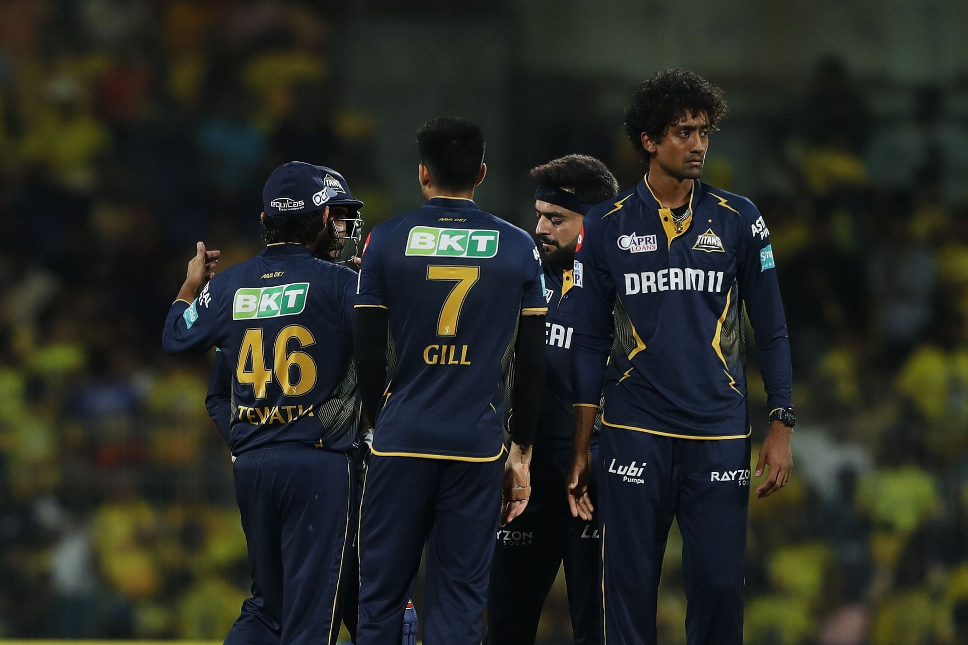 Ravisrinivasan Sai Kishore celebrating a wicket (Image Courtesy: X/IPL)