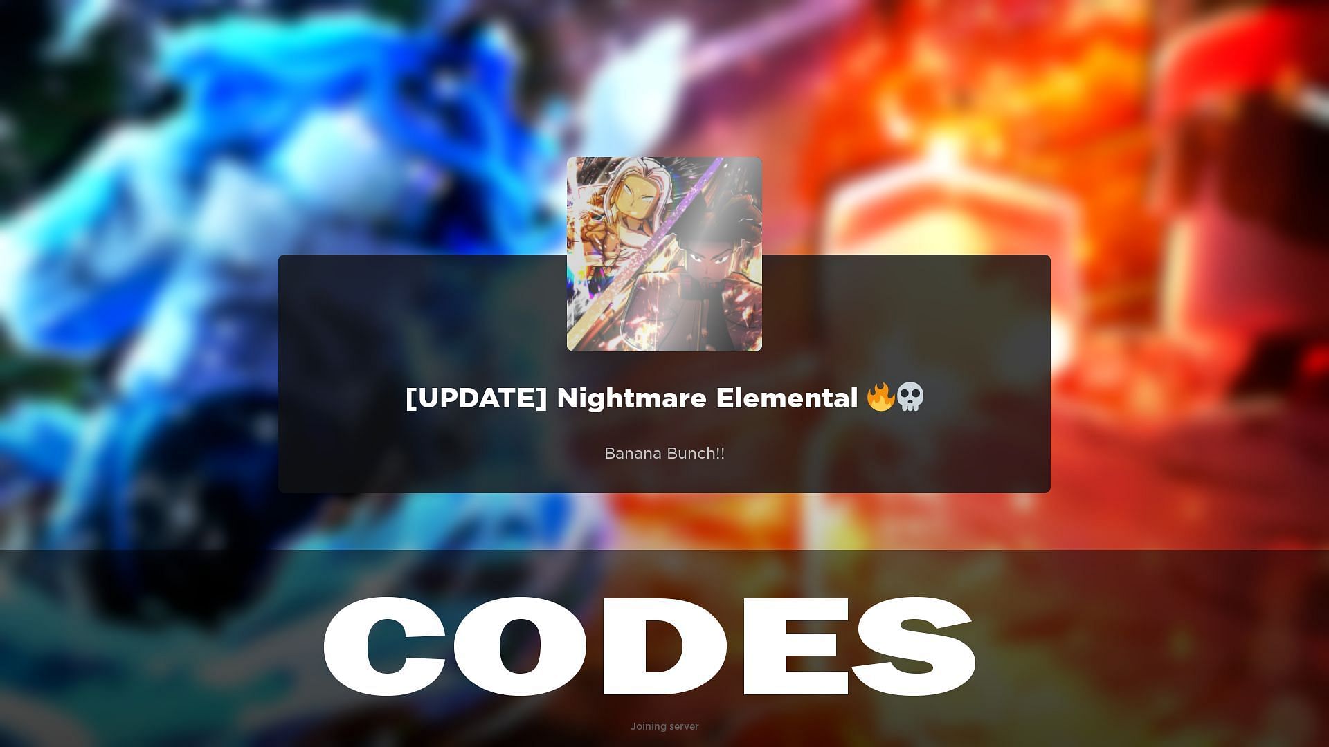 Redeem codes for Nightmare Elemental