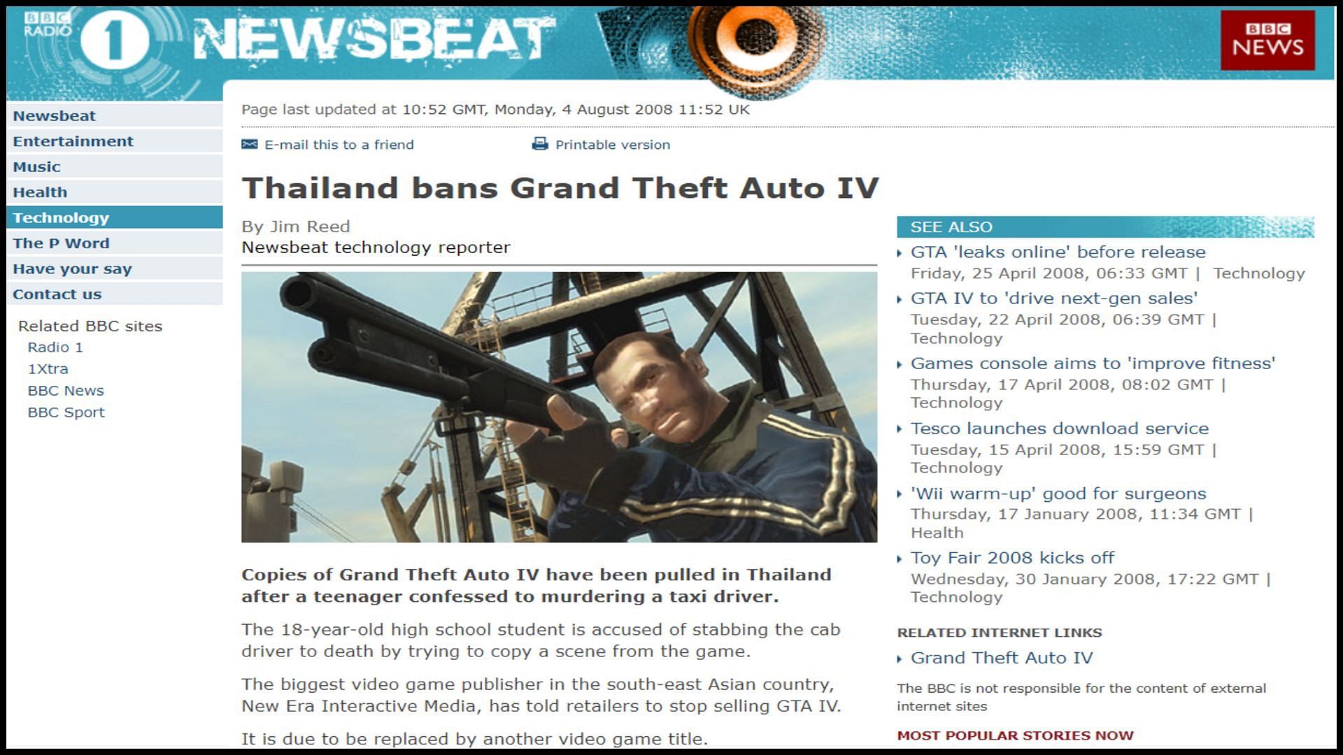 A screenshot of the news (Image via News Beat)