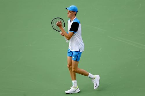  Sinner at the 2024 BNP Paribas Open in Indian Wells, California 