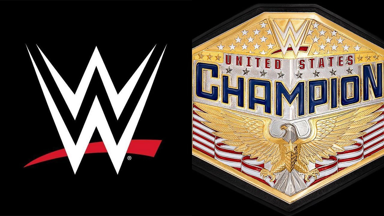 WWE logo (left) and United States title (right)