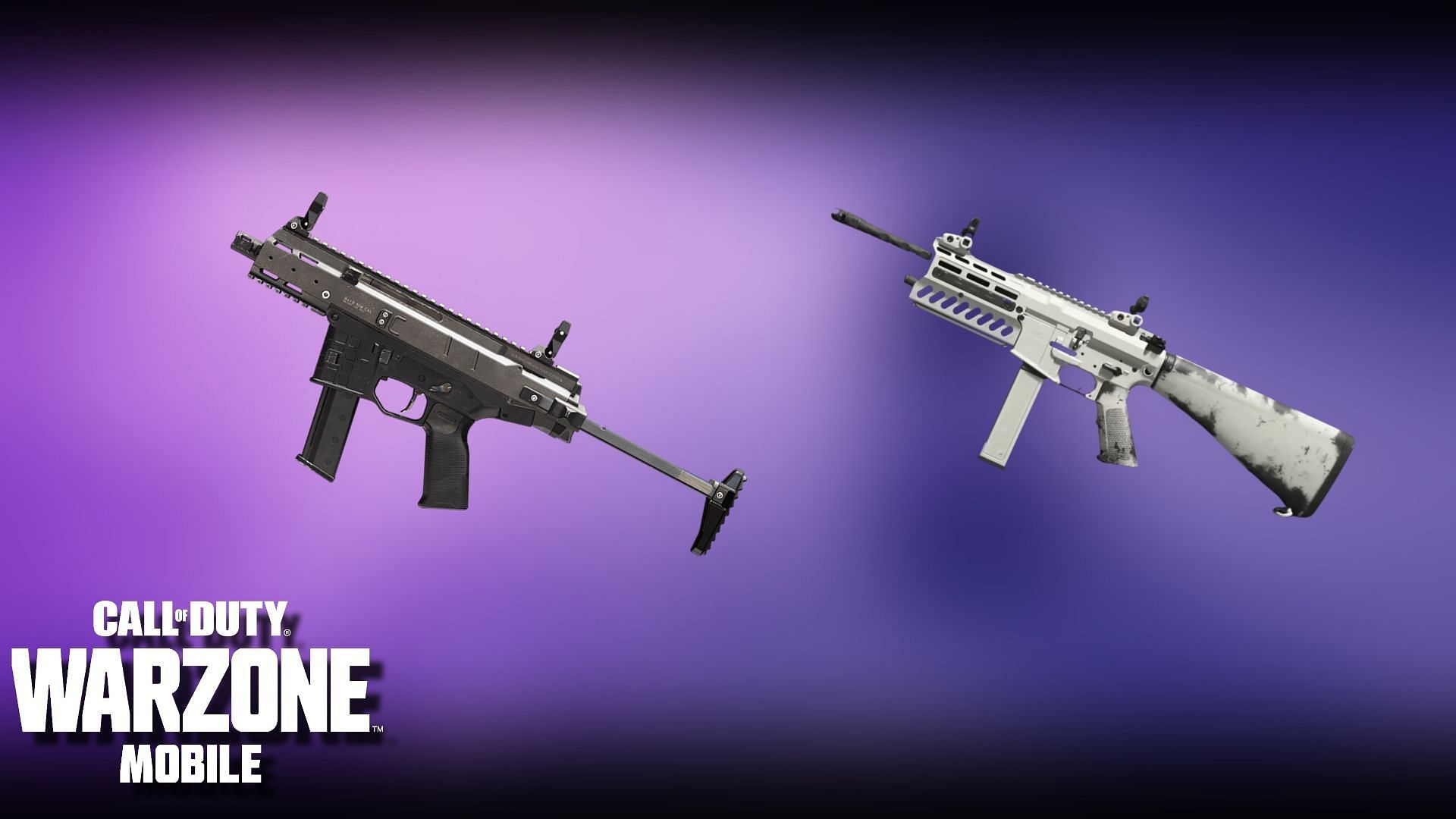 SMGs in Warzone Mobile (Image via Activision / Edited by Sportskeeda)