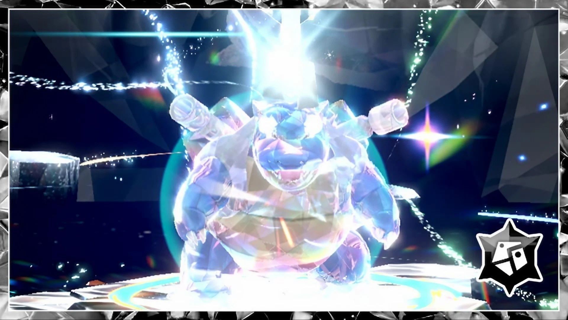 Pokemon Scarlet and Violet Steel Blastoise 7-star Tera Raid