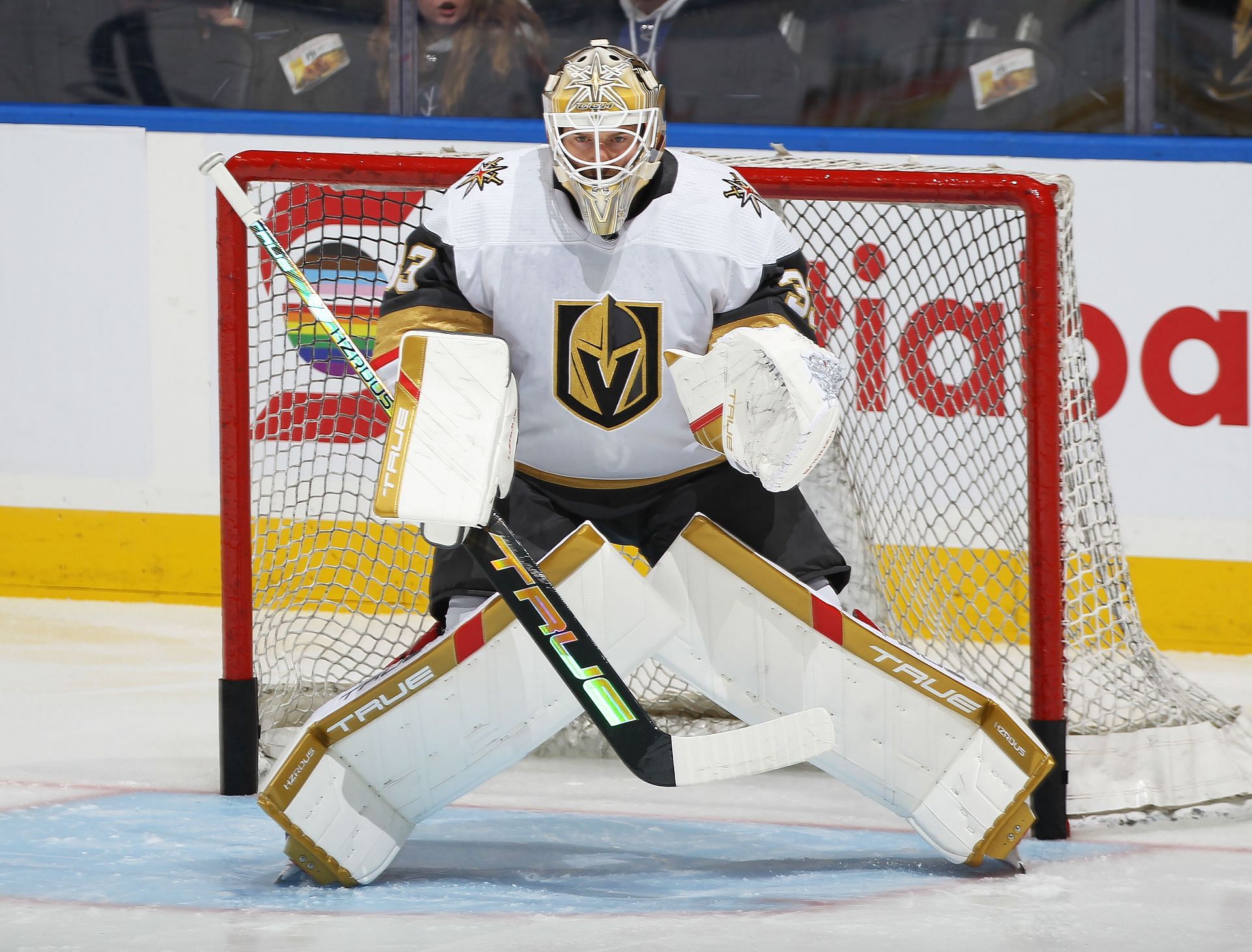 Adin Hill will start on Thursday for the Vegas Golden Knights