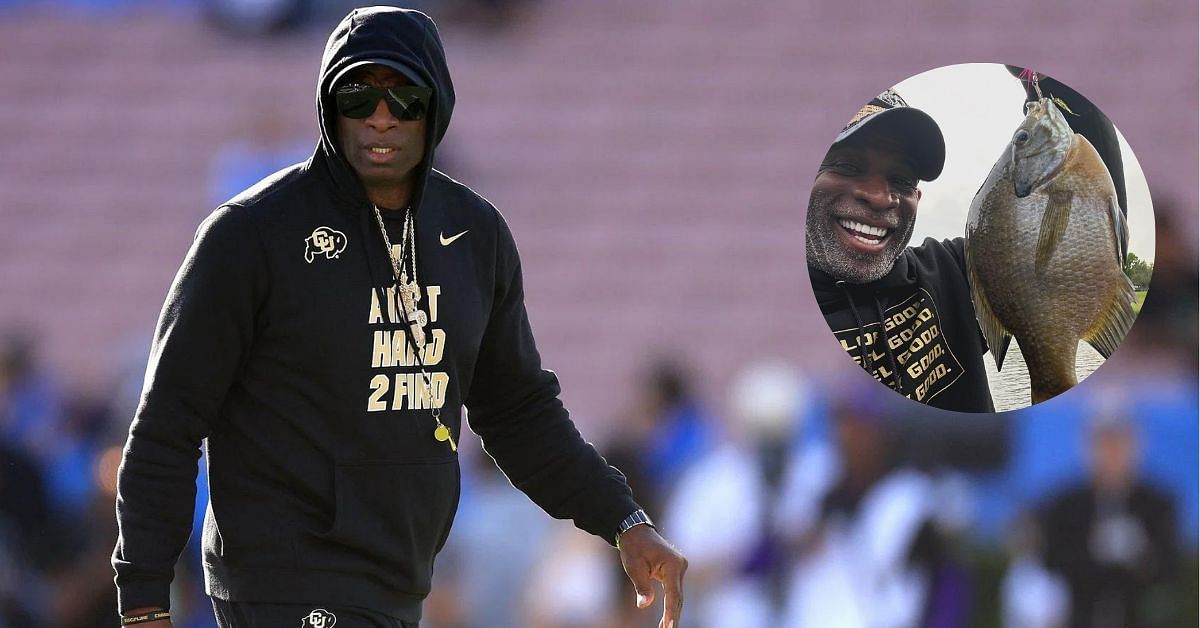 WATCH: $45M worth Deion Sanders rejoices while showing off stellar fishing skills during CFB offseason