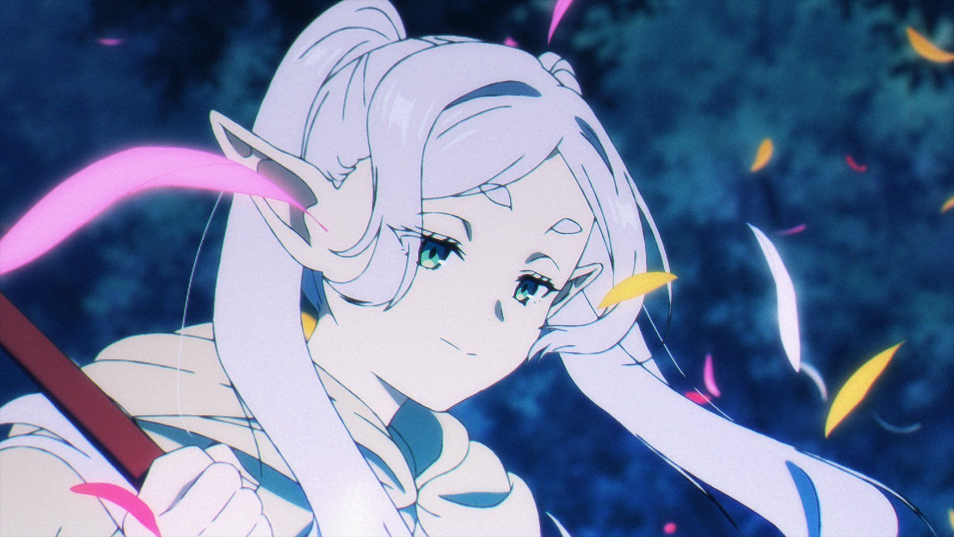 The elven mage, as seen in the anime (Image via Madhouse)