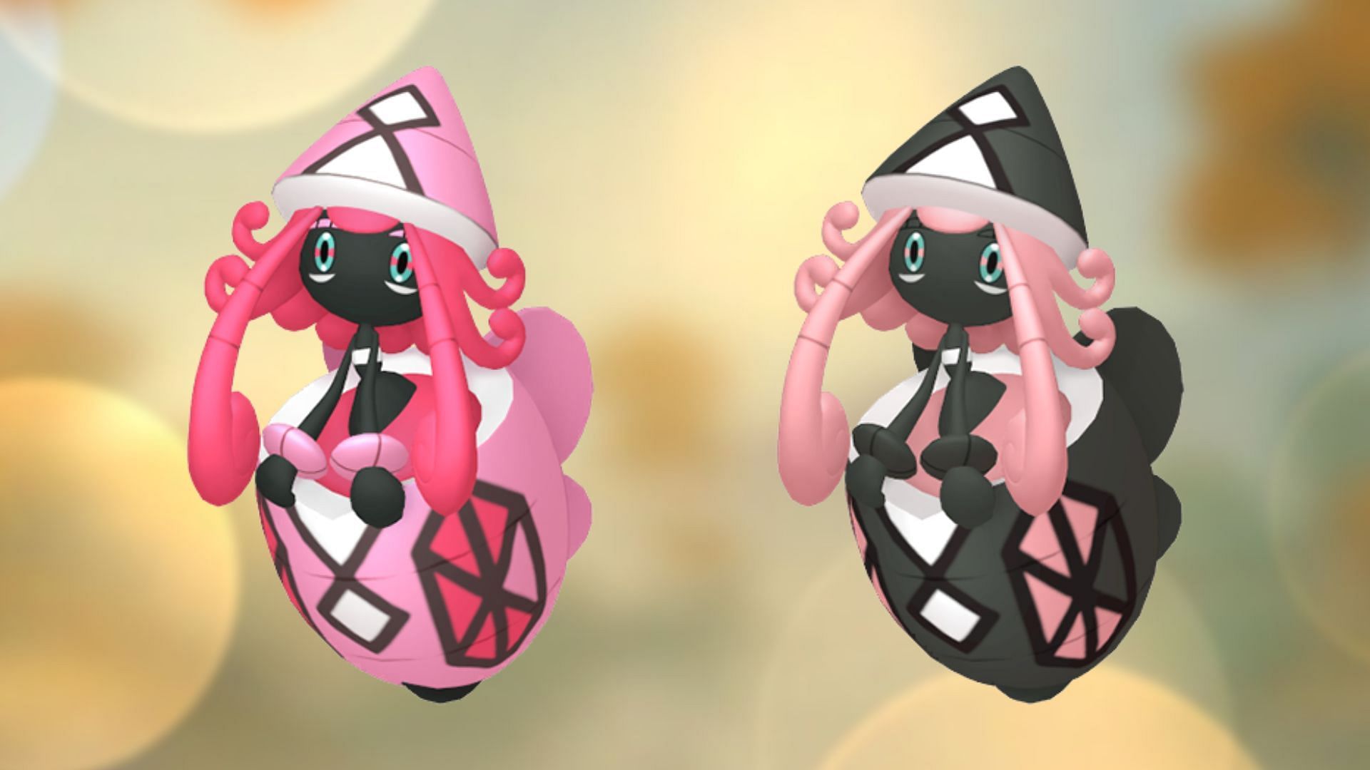 Regular and Shiny Tapu Lele (Image via TPC)