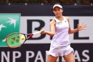 Nao Hibino at the 2023 Italian Open.