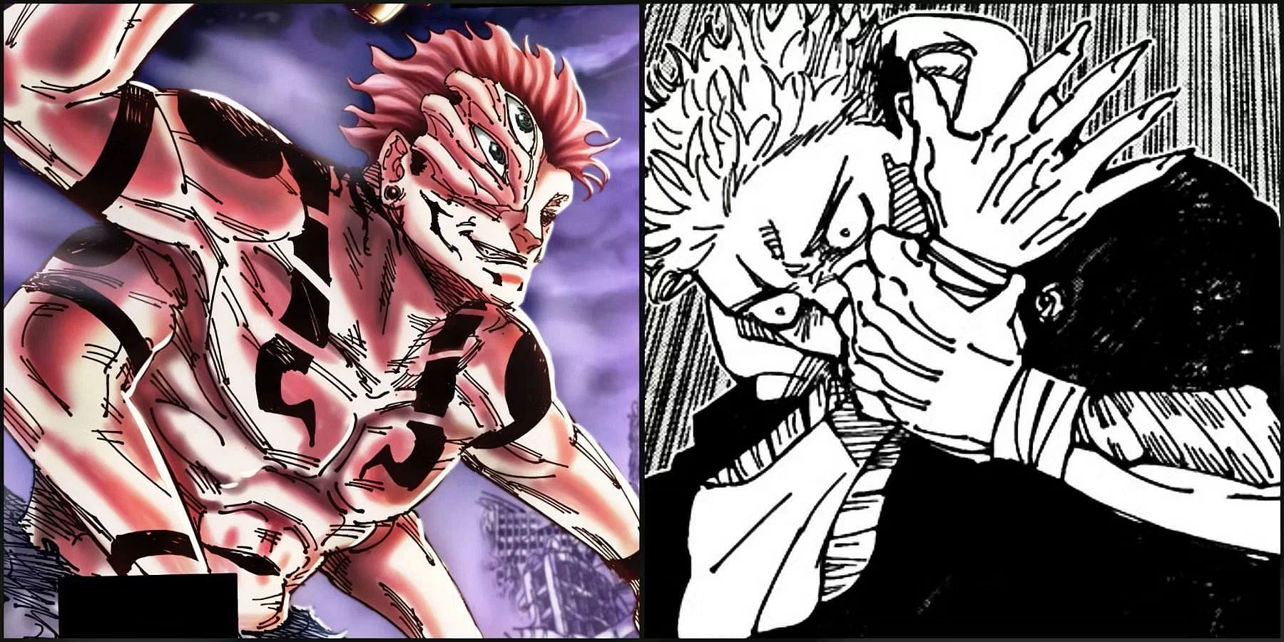 Sukuna and Yuji in Jujutsu Kaisen (Image via Gege Akutami, Sheuisha)