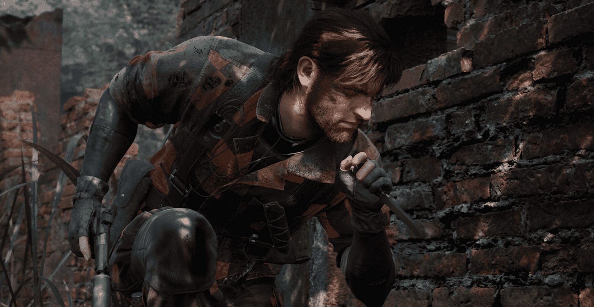 Snake in his natural state in Metal Gear Solid Delta: Snake Eater (Image via Konami)