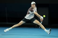 Jannik Sinner in action at the Australian Open