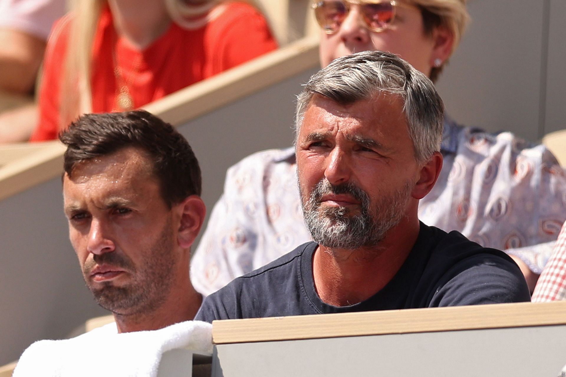 Ivanisevic pictured at the 2023 French Open