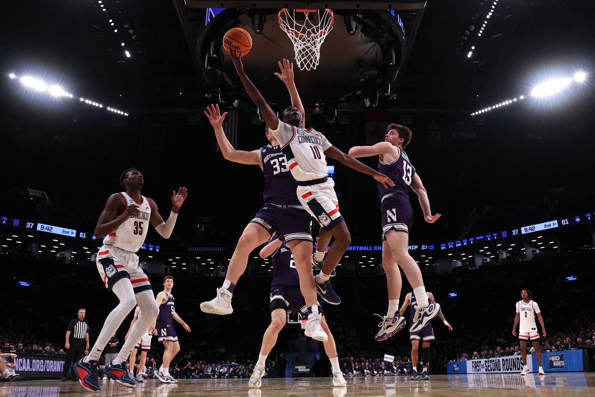 NCAA Men&#039;s Basketball Tournament - Second Round - Northwestern v UConn