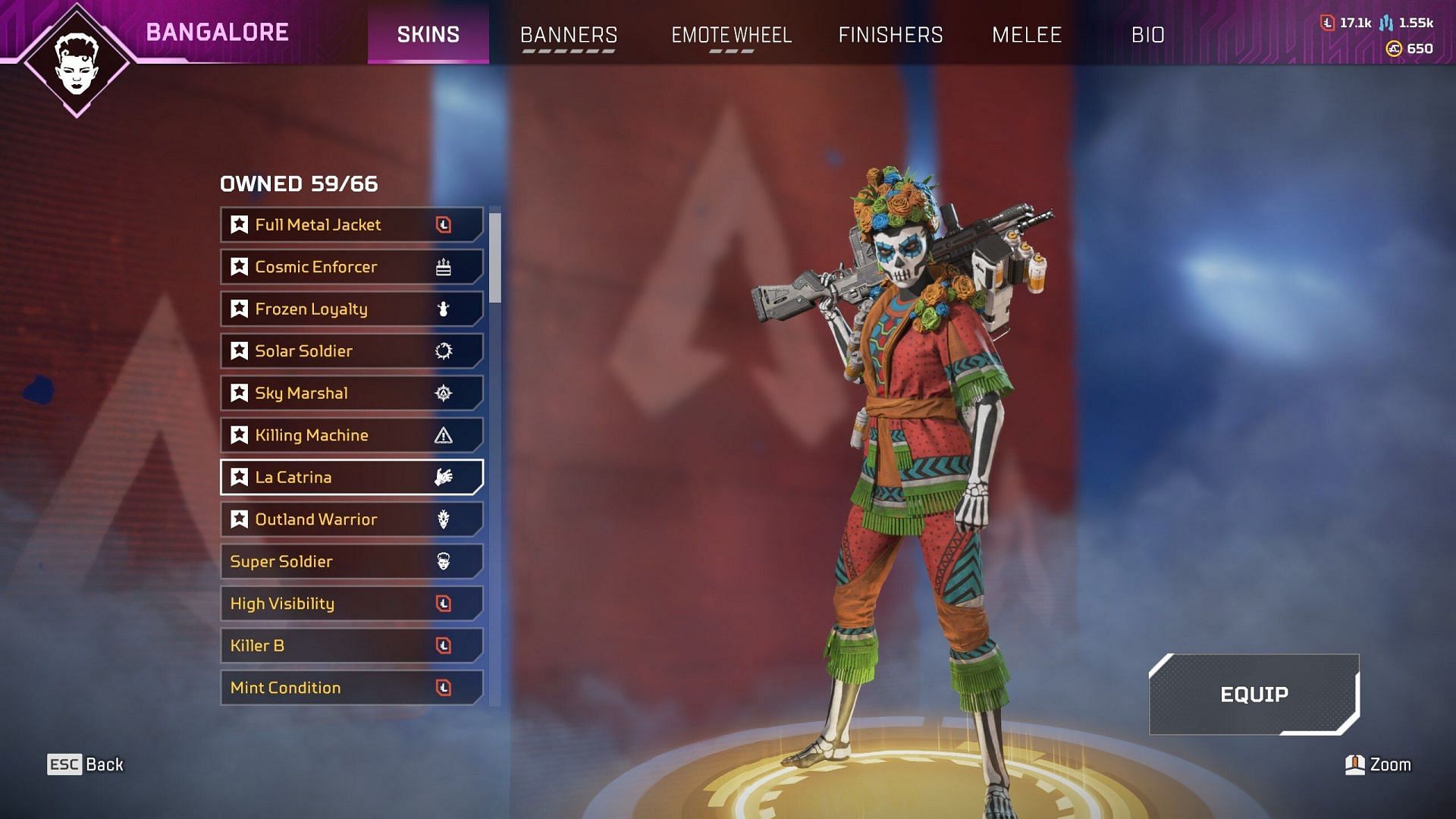 La Catrina skin (Image via Respawn Entertainment)