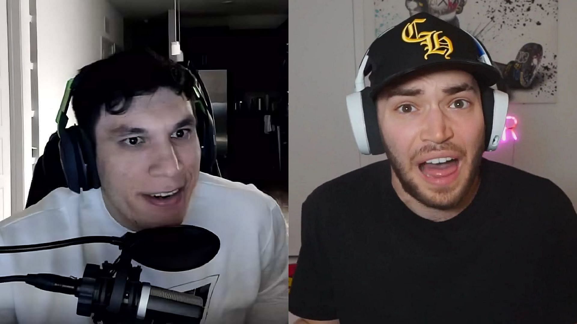 Trainwreckstv shocks Adin Ross with his claim of earning $25 million a month (Image via Tylerwreckstv/Twitch, Adin Ross/Kick)