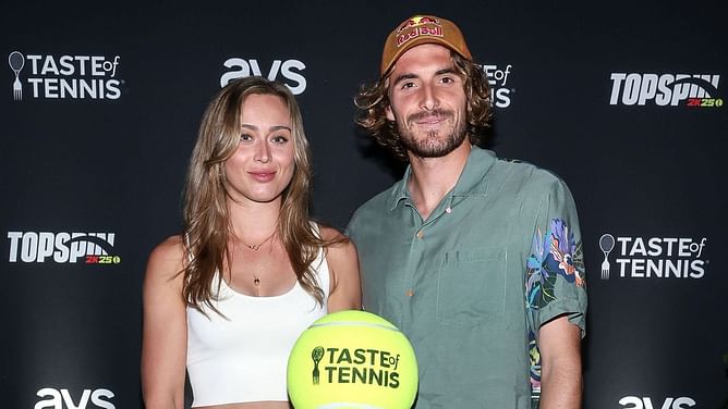 Stefanos Tsitsipas reveals his favorite picture with girlfriend Paula Badosa as they both prepare for Indian Wells 2024