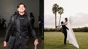 Dominik Mysterio shares heartwarming images of his wedding