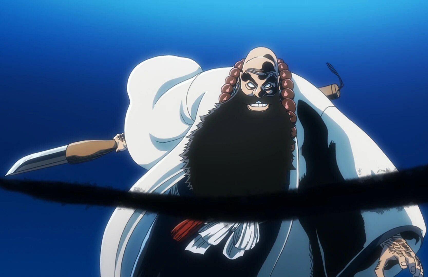 Arguably the strongest Shinigami in the series (Image via Studio Pierrot).