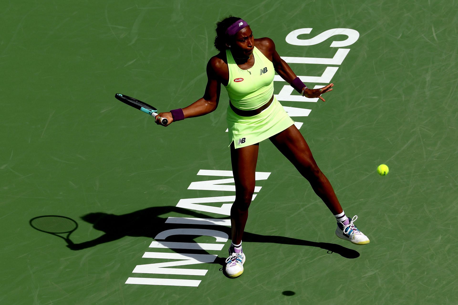Coco Gauff at the Indian Wells 2024.