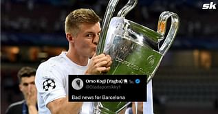 "Bad news for Barcelona", "Too good to retire" - Real Madrid fans react as Toni Kroos reportedly makes decision about his future at the club