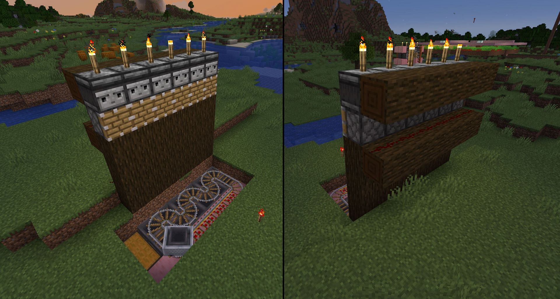 Both sides of the bamboo harvesters (Images via Mojang)