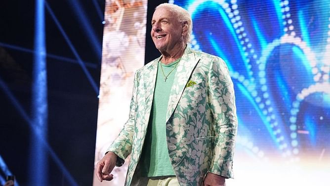 Ric Flair came up to top AEW star while he was crying backstage - "You're the best guy here right now"