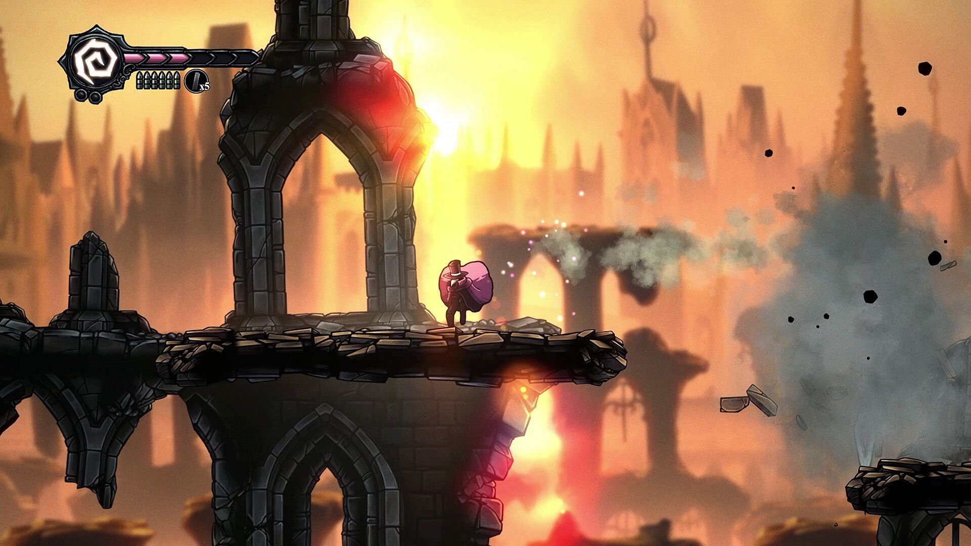 Hollow Knight-inspired Crowsworn is one of the most anticipated platformer games in 2024. (Image via Mongoose Rodeo)