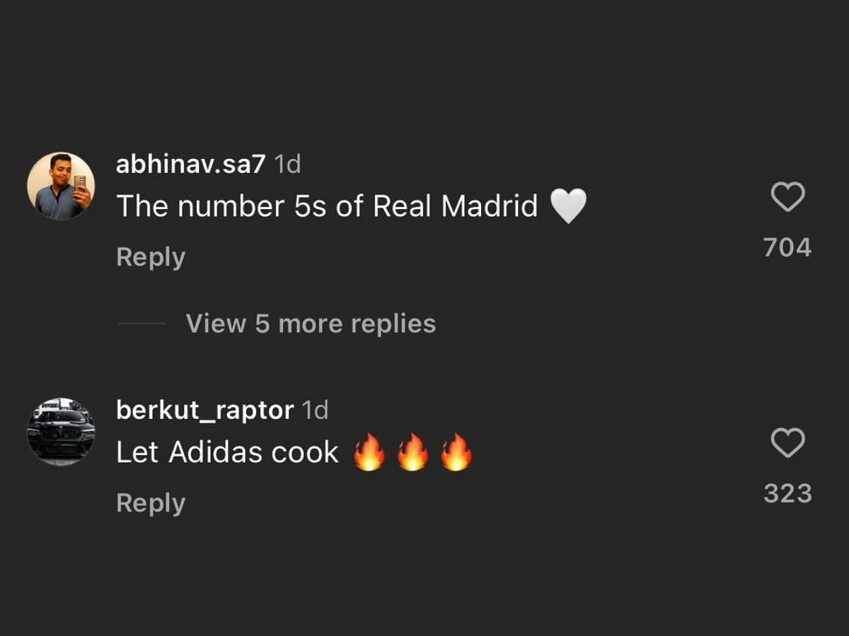 Fans react positively to Y-3 x Real Madrid collaboration visuals (Image via Instagram/ y-3)