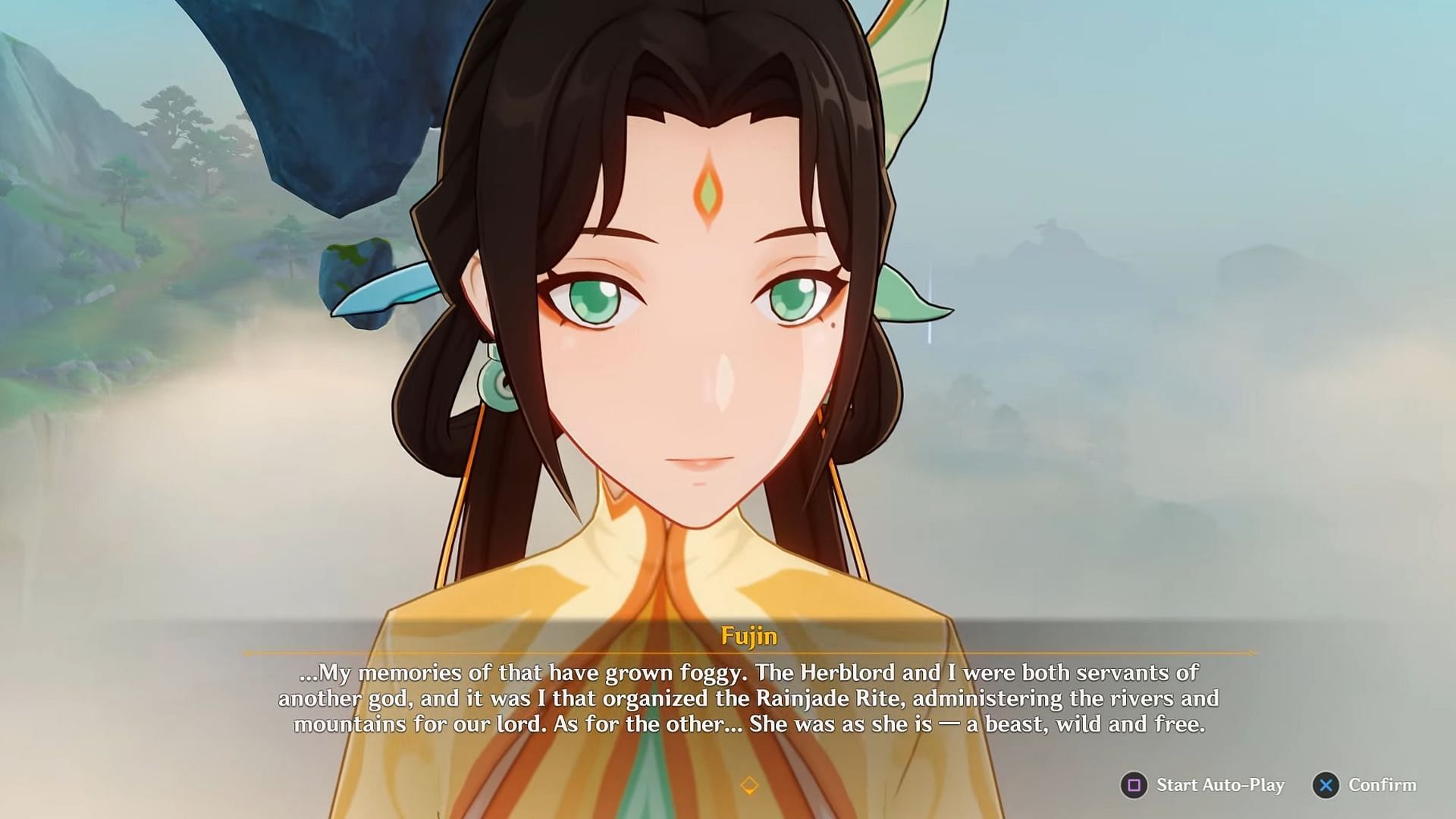 Fujin describing her relationship with Herblord (Image via YouTube/Mr.Trajet)