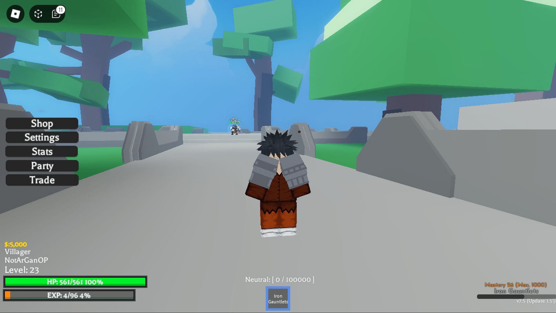 Gameplay screenshot from Project XL (Roblox || Sportskeeda)