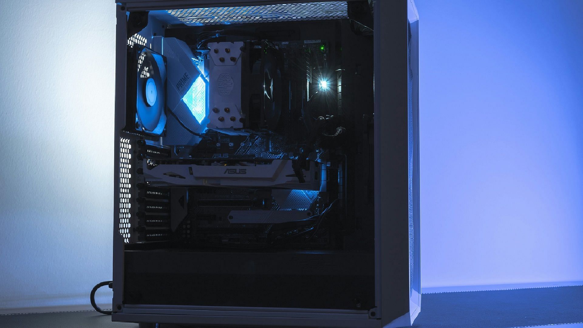 Picture of Gaming PC case with RGB effects