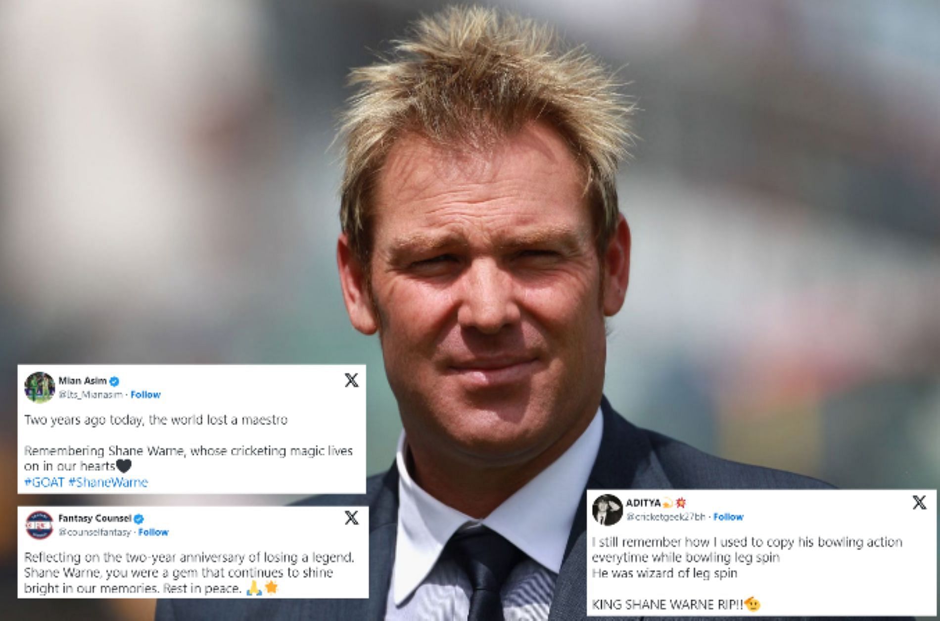 Warne enthralled fans with his magical leg-spin bowling in the 1990s and 2000s