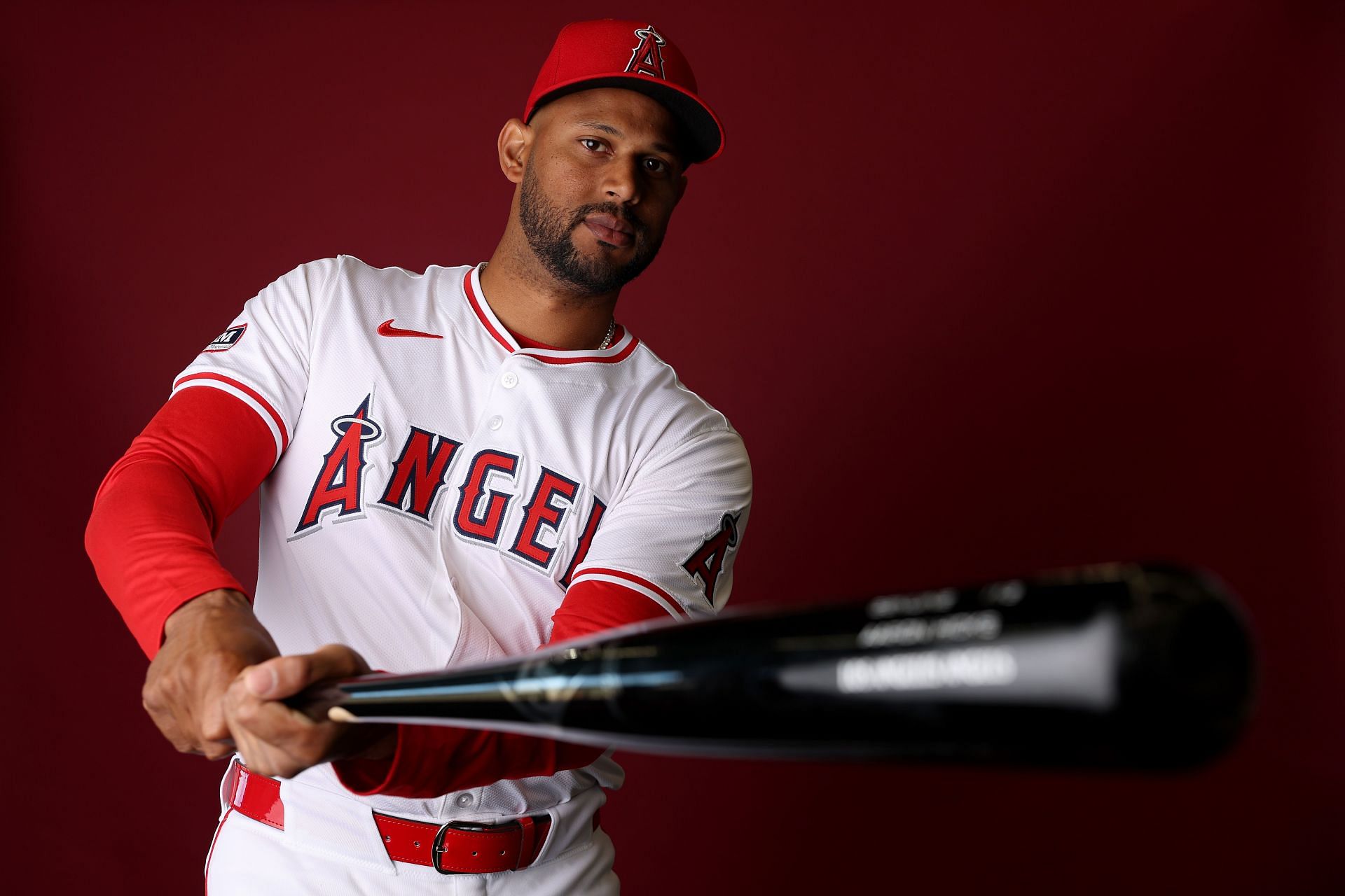 Los Angeles Angels Aaron Hicks, (Image via Getty)