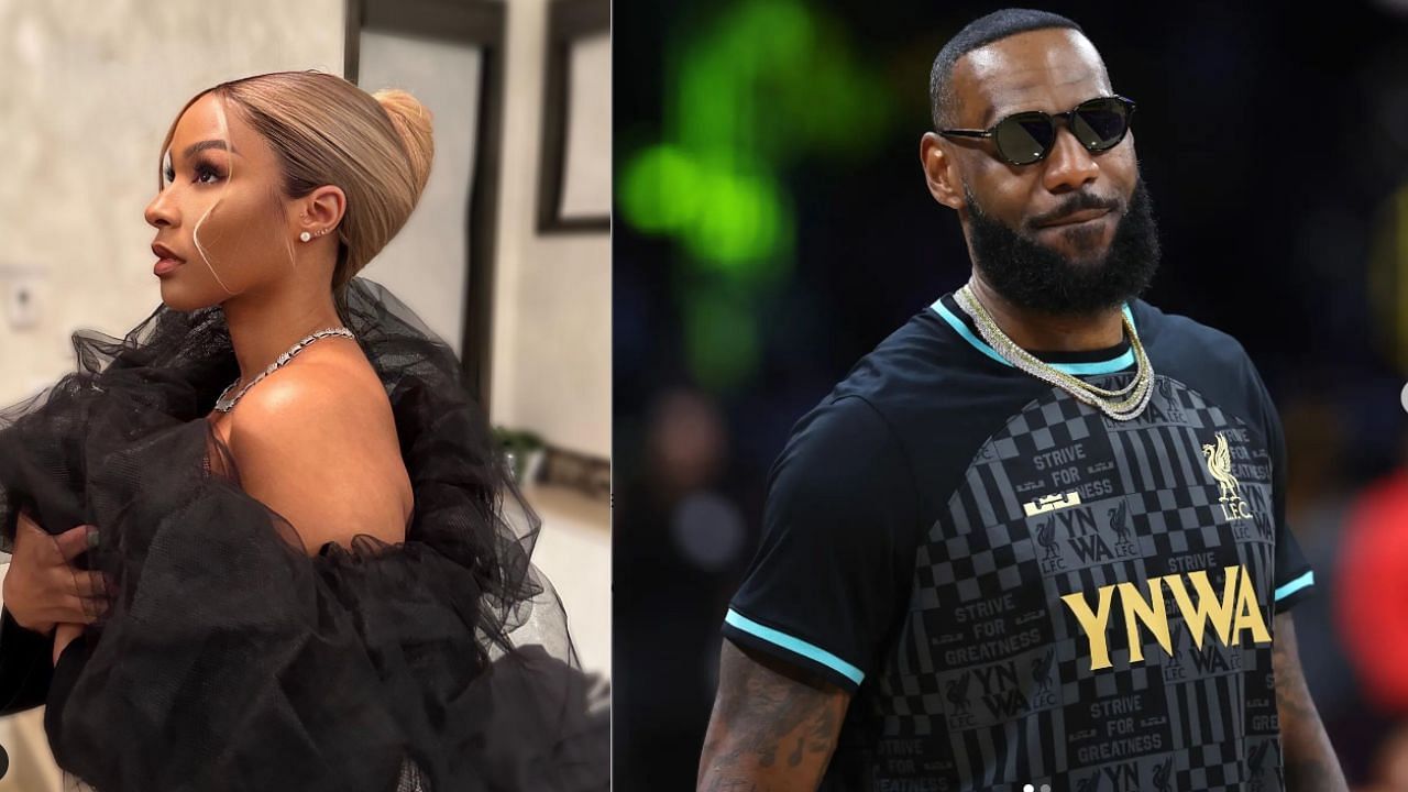 LeBron James and Savannah James' strained facial expressions at USC ...