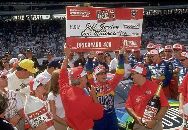 Jeff Gordon winning the Winston Million