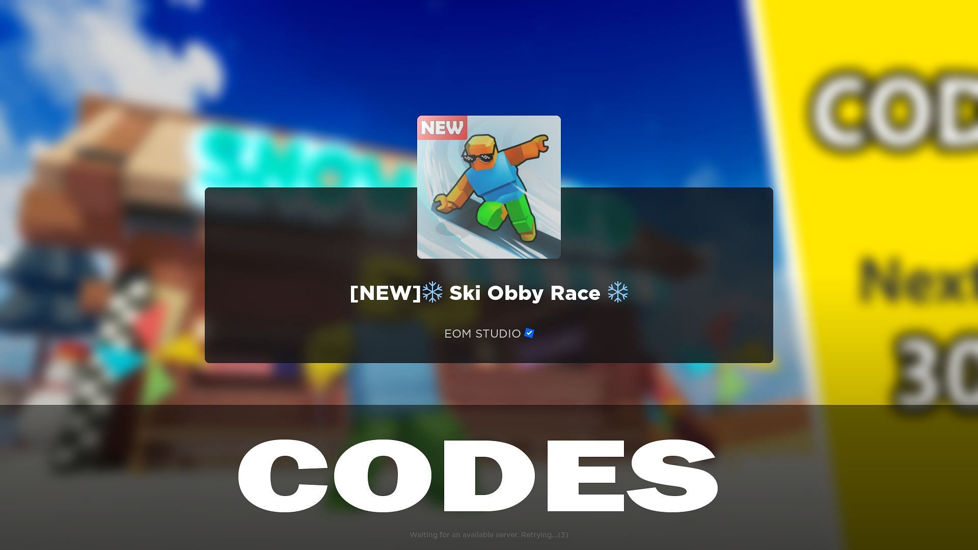 Ski Obby Race codes