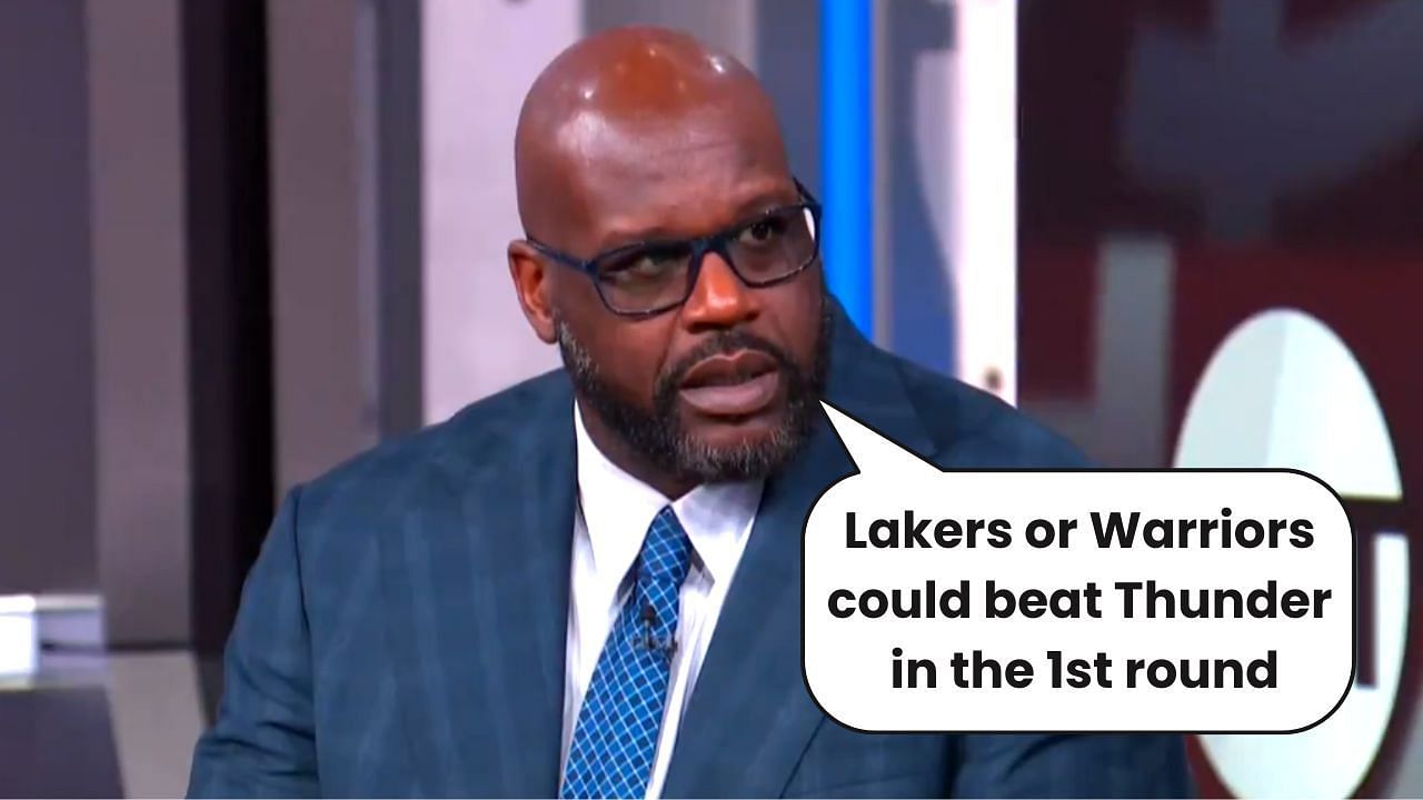 Shaquille O&rsquo;Neal boldly declares Lakers, Warriors to upset&nbsp;West&nbsp;top&nbsp;seed