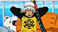 Trafalgar Law and Bepo (Image via Toei Animation)