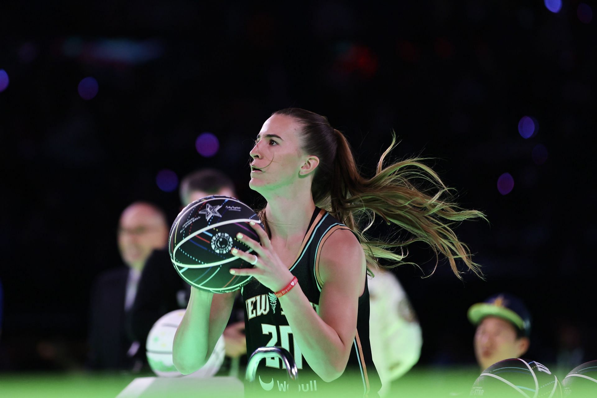 Sabrina Ionescu of the New York Liberty might be a future teammate of Mackenzie Holmes.