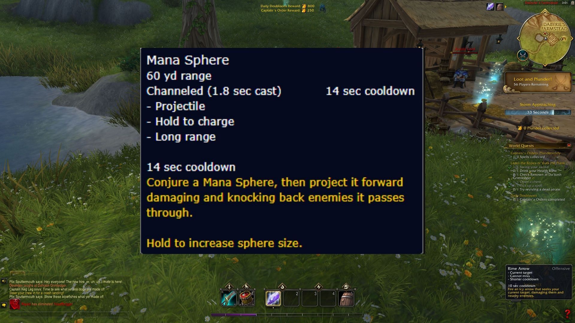 Mana Sphere in WoW (Image via Blizzard Entertainment)