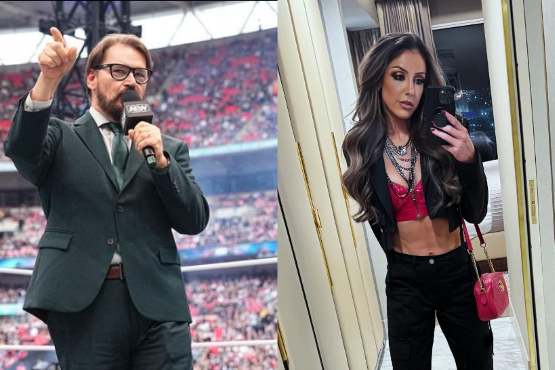 Condolences are pouring in for Tony Schiavone, after his heartbreaking personal post [Image Credits: Britt Baker Instagram and Tony Schiavone Instagram]