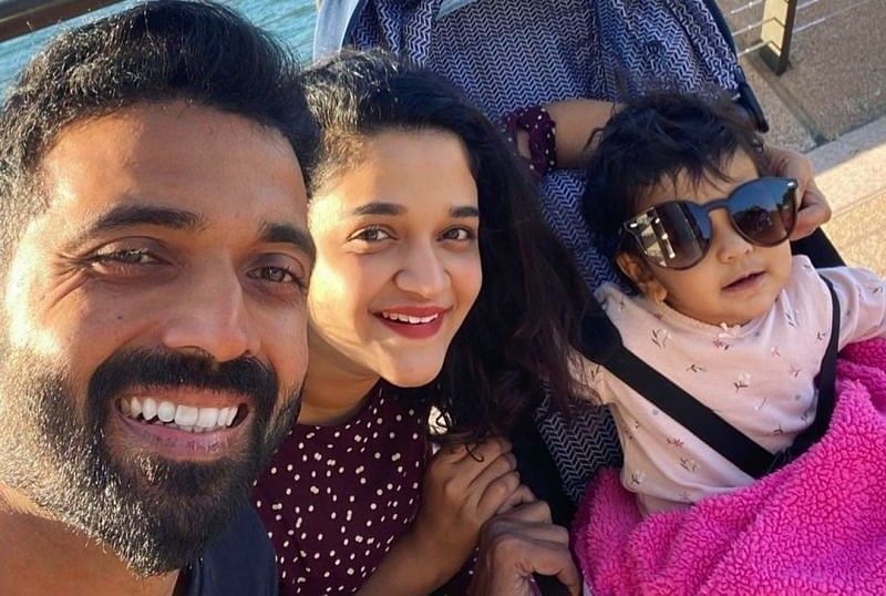 Ajinkya Rahane family