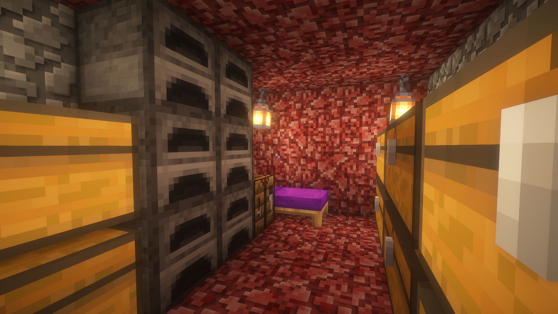 Nothing is more anxiety-inducing than a Nether base with a bad (Image via Mojang)