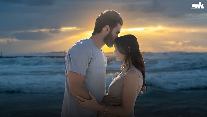 In Photos: Bryce Harper shares heartfelt announcement as Phillies star awaits arrival of third child with wife Kayla