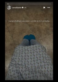 Carmella's Instagram story