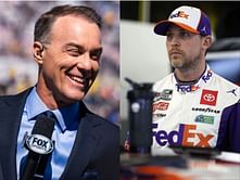 Kevin Harvick selects Denny Hamlin as his "old boring pick" to win NASCAR Bristol Cup race